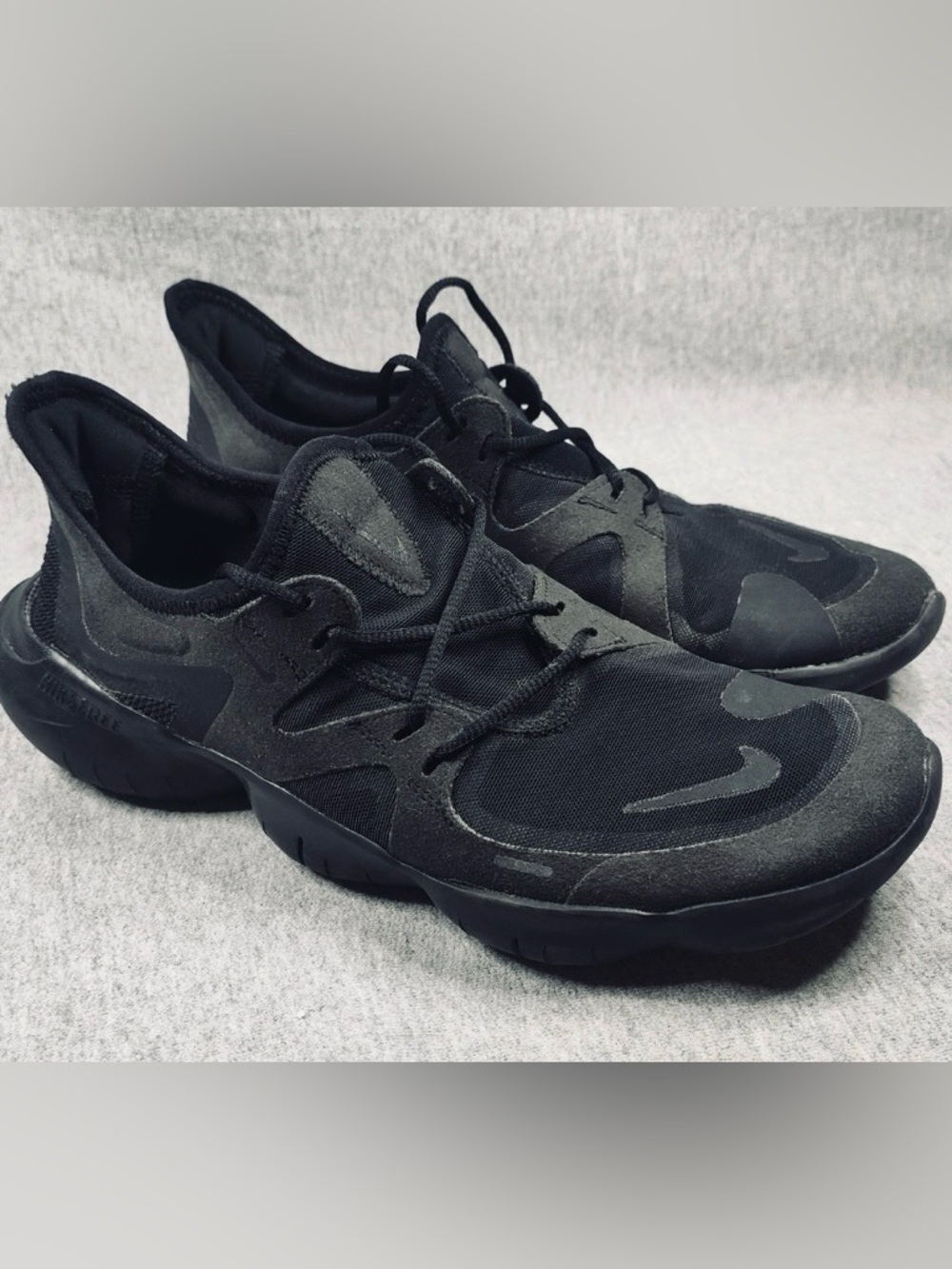 Nike Free RN 5.0 Black Running Minimalist AQ1289-006 Shoes-Mens 8 OR Womens 9.5